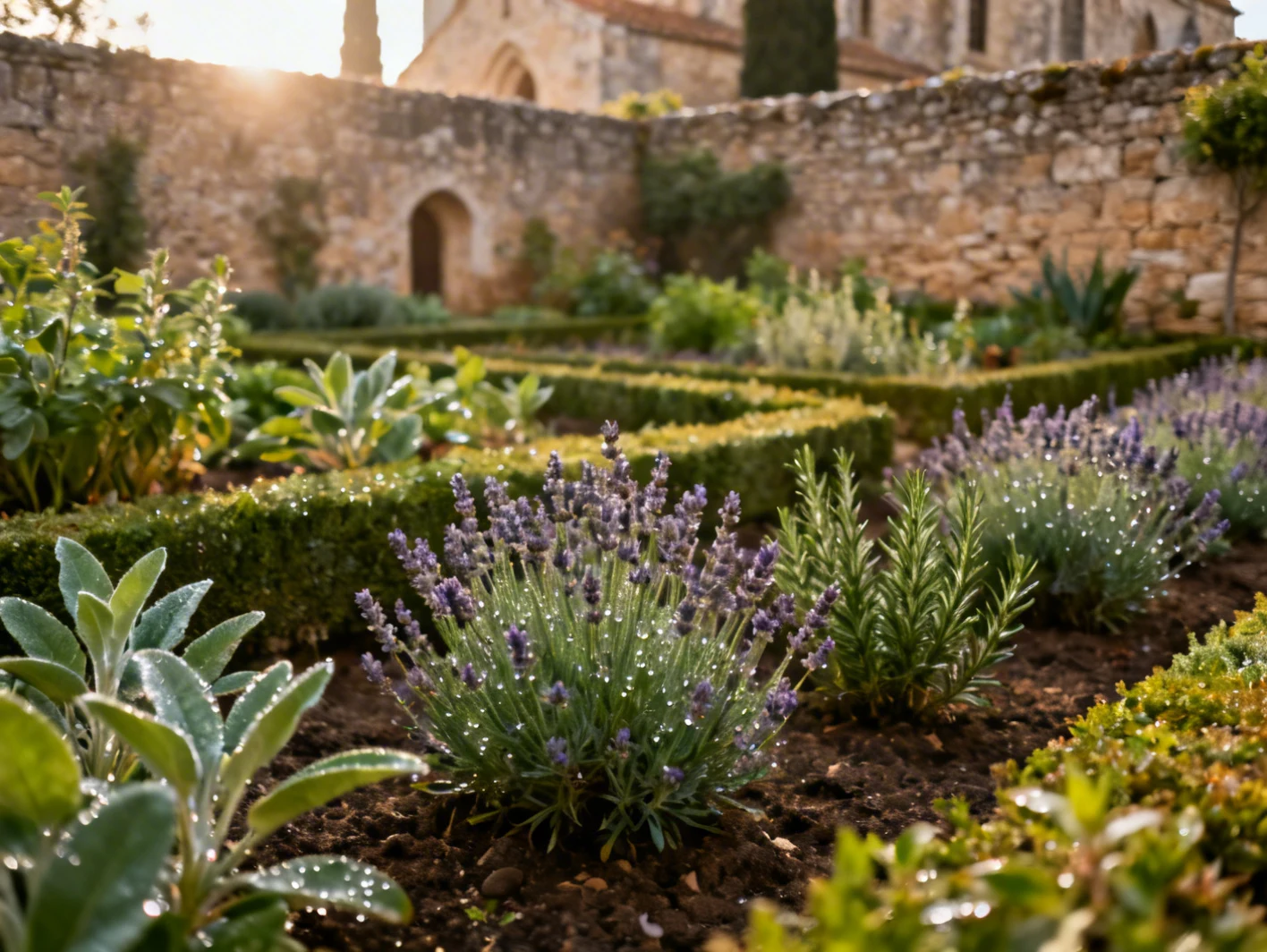 Jardins monastiques et herboristerie : la sagesse des plantes médicinales